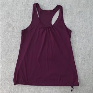 Purple athletic tank